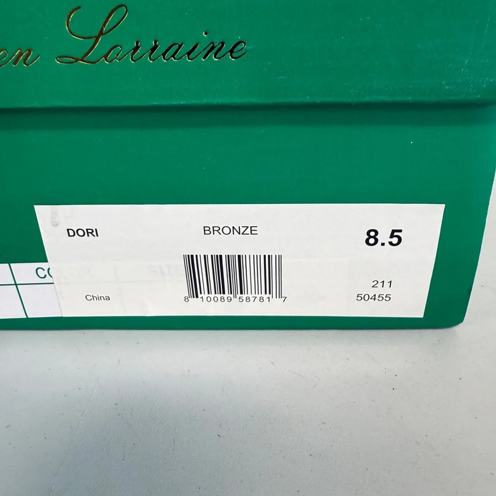 Lauren Lorraine Dori Bronze Heel Women’s Size 8.5 - Picture 7 of 7